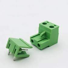 Green Connector PCB Mount 2 pin